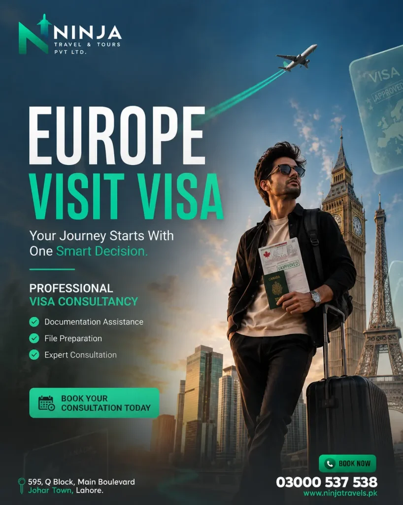 Europe Visit Visa from Lahore